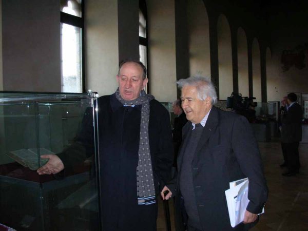 Giustino farnedi OSB e Roberto Abbondanza